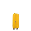 Side of golden yellow American Tourister Curio Spinner Carry-On