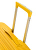 Pull handle of golden yellow American Tourister Large Spinner