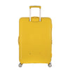 Back of golden yellow American Tourister Large Spinner