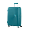 Front of jade green American Tourister Large Spinner