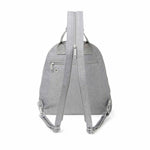 aBaggallini Anti-Theft Convertible Backpack in Stone rear