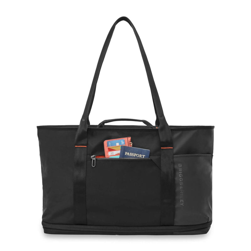 Briggs & Riley ZDX Extra Large Tote in Black front