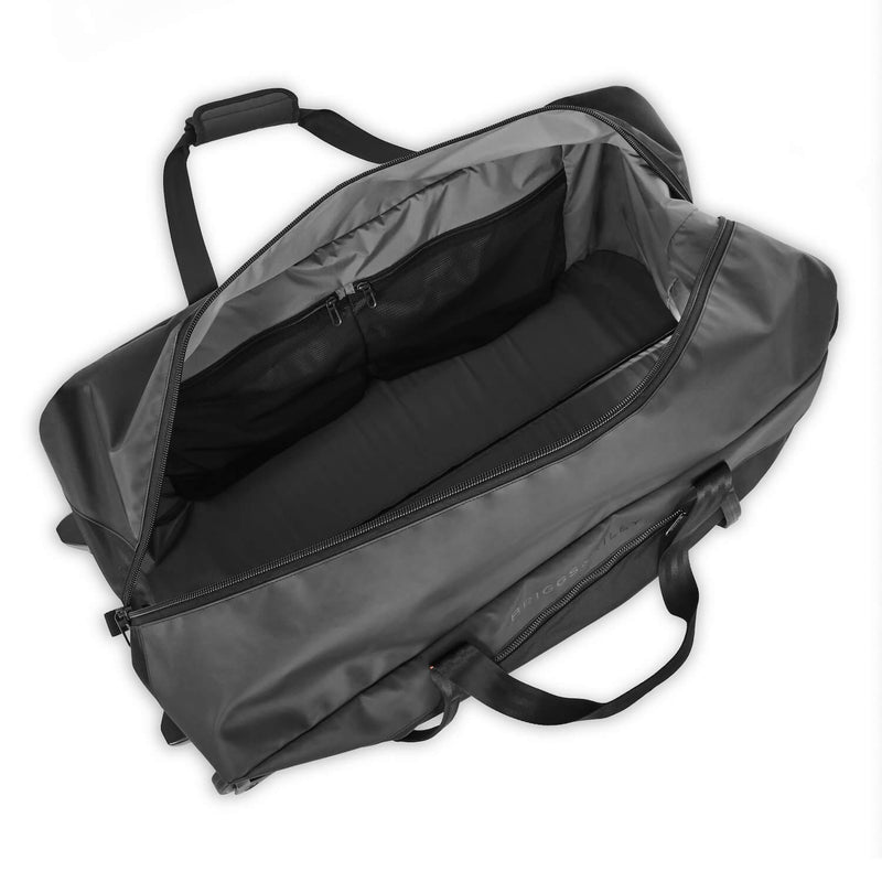 Briggs & Riley ZDX Extra Large Rolling Duffle in Black inside
