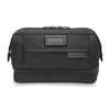 Front of Briggs & Riley Baseline Duo Essentials Kit in black