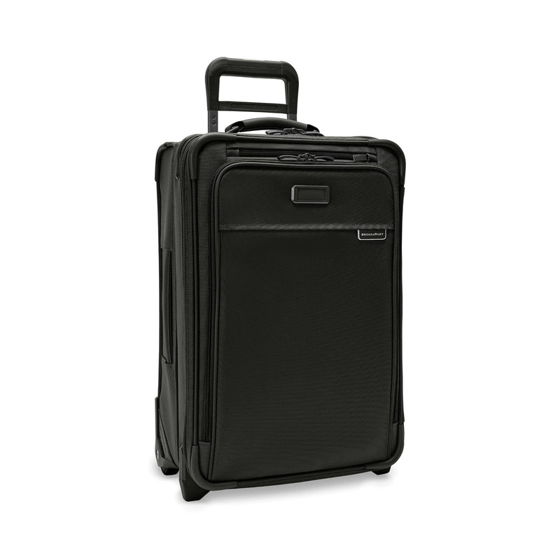 Front of black Briggs & Riley Baseline Essential 2-Wheel Carry-On