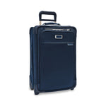 Front of navy Briggs & Riley Baseline Essential 2-Wheel Carry-On