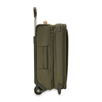 Expanded olive Briggs & Riley Baseline Essential 2-Wheel Carry-On