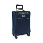 Front of navy Briggs & Riley Baseline Essential Carry-On Spinner