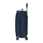 Side of navy Briggs & Riley Baseline Essential Carry-On Spinner