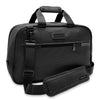 Front of black Briggs & Riley Baseline Executive Travel Duffle