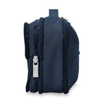 Briggs & Riley Baseline Expandable Essentials Kit in navy expanded