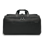 Front of black Briggs & Riley Baseline Garment Duffle