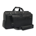 Front of black Briggs & Riley Baseline Garment Duffle