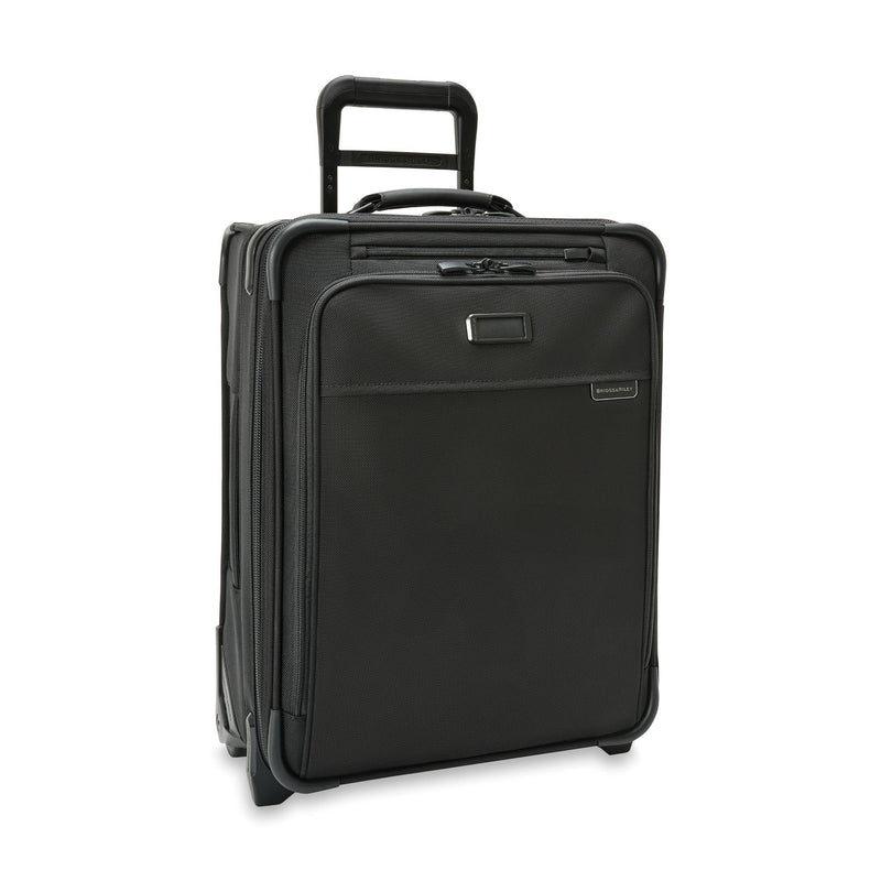 Front of black Briggs & Riley Baseline Global 2-Wheel Carry-On