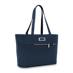 Front of navy Briggs & Riley Baseline Traveler Tote