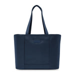 Back of navy Briggs & Riley Baseline Traveler Tote