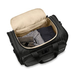 Inside of Briggs & Riley Baseline Underseat Duffle in Black