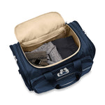 Inside of Briggs & Riley Baseline Underseat Duffle in Navy