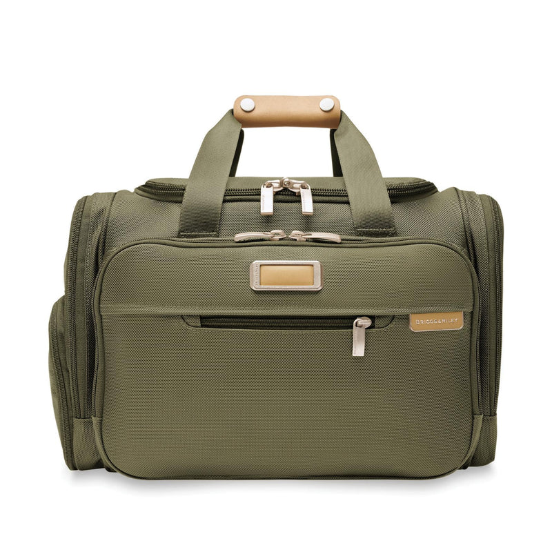 Front of Briggs & Riley Baseline Underseat Duffle in Olive
