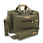 Front of Briggs & Riley Baseline Underseat Duffle in Olive