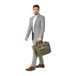 Model of Briggs & Riley Baseline Underseat Duffle in Olive