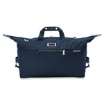 Front of navy Briggs & Riley Baseline Weekender Duffle