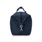 Side of navy Briggs & Riley Baseline Weekender Duffle