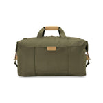 Back of olive Briggs & Riley Baseline Weekender Duffle