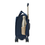 Briggs & Riley Baseline Cabin Spinner in navy water bottle