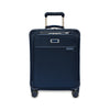 Front of navy Briggs & Riley Baseline Global Carry-On Spinner