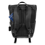 Briggs & Riley Delve Large Fold-Over Backpack in Black rear pocket
