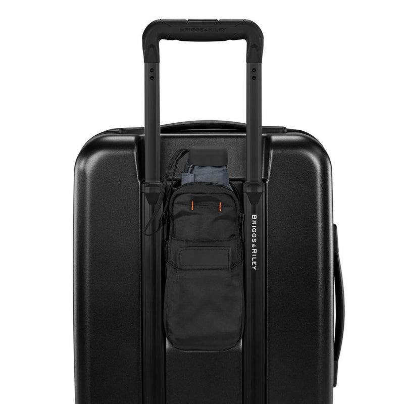 Briggs & Riley Sympatico International Carry-On Expandable Spinner in Black rear pocket