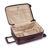 Briggs & Riley Sympatico International Carry-On Expandable Spinner in Plum inside view