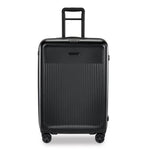 Briggs & Riley Sympatico Medium Spinner Expandable in Black front view