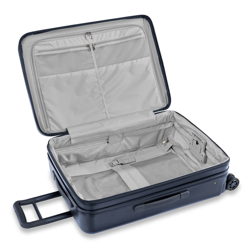 Briggs & Riley Sympatico Medium Spinner Expandable in Navy inside view