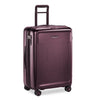 Briggs & Riley Sympatico Medium Spinner Expandable in Plum side view
