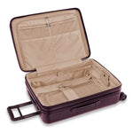 Briggs & Riley Sympatico Medium Spinner Expandable in Plum inside view