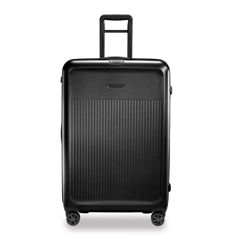 Briggs & Riley Sympatico Large Expandable Spinner in Black front view