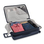 Briggs & Riley Sympatico Large Expandable Spinner in Navy packed view