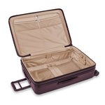 Briggs & Riley Sympatico Large Expandable Spinner in Plum inside view