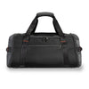 Briggs & Riley ZDX Large Travel Duffle in Black front view