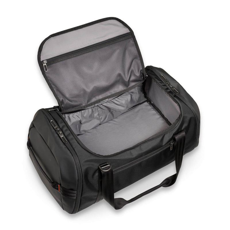 Briggs & Riley ZDX Large Travel Duffle in Black top view