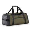 Briggs & Riley ZDX Large Travel Duffle in Hunter side view