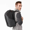 Briggs & Riley ZDX Cargo Backpack in Black on model