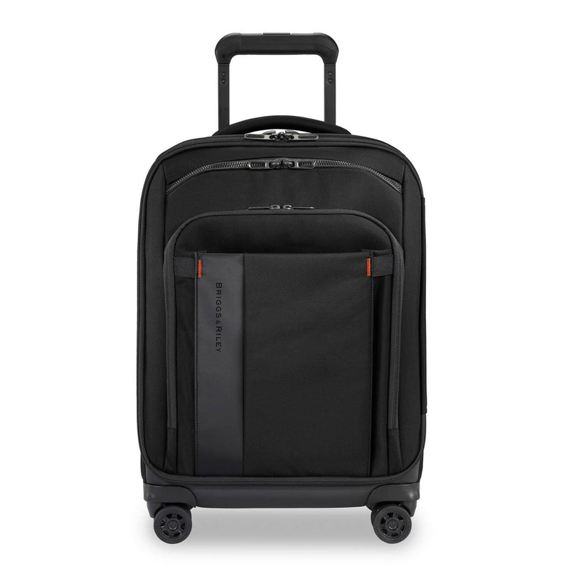 Briggs & Riley ZDX Domestic Carry-On Expandable in Black front view