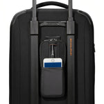Briggs & Riley ZDX International Carry-On Expandable in Black back pocket
