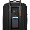 Briggs & Riley ZDX Domestic Carry-On Expandable in Black back pocket