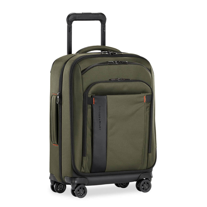 Briggs & Riley ZDX Domestic Carry-On Expandable in Hunter side view