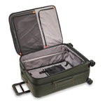 Briggs & Riley ZDX Medium Expandable Spinner in Hunter open view