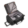 Briggs & Riley ZDX International Carry-On Upright Duffle in Black inside view